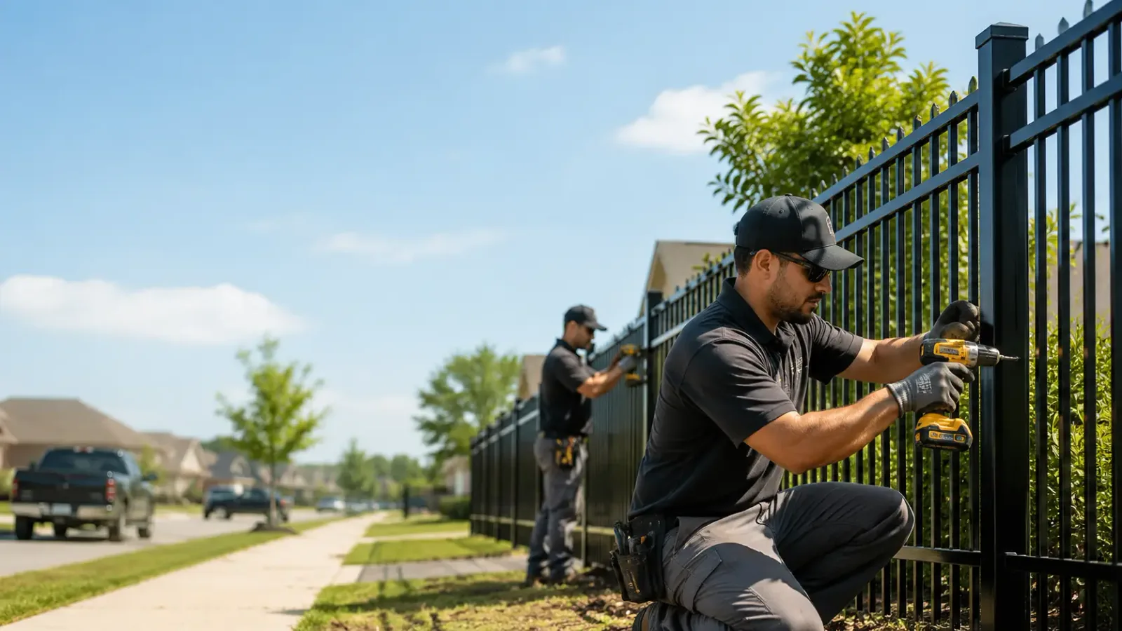 Metal Fence Installation in Anna, IL